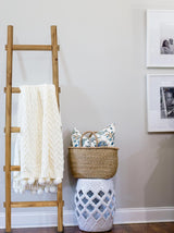 59" X 18" X 2" Brown Decorative Ladder Shelve - Homeroots - Flyclothing LLC