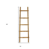 59" X 18" X 2" Brown Decorative Ladder Shelve - Homeroots - Flyclothing LLC