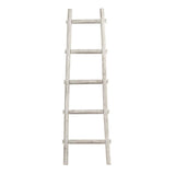 59" X 18" X 2" White Decorative Ladder Shelve - Homeroots - Flyclothing LLC