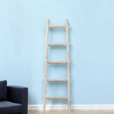 59" X 18" X 2" White Decorative Ladder Shelve - Homeroots