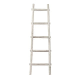 59" X 18" X 2" White Decorative Ladder Shelve - Homeroots - Flyclothing LLC