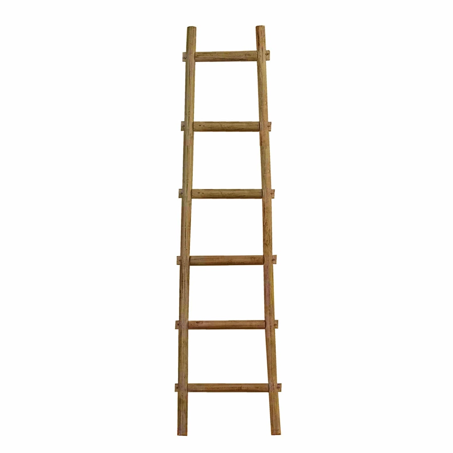 72" X 18"X 2" Brown Decorative Ladder Shelve - Homeroots - Flyclothing LLC