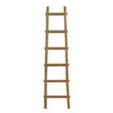72" X 18"X 2" Brown Decorative Ladder Shelve - Homeroots