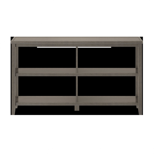 30" Bookcase With 2 Shelves In Washed Grey