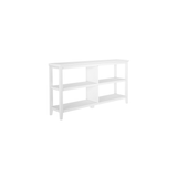 30" White Open Bookcase With Two Shelves - Homeroots - Flyclothing LLC