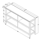 30" White Open Bookcase With Two Shelves - Homeroots - Flyclothing LLC