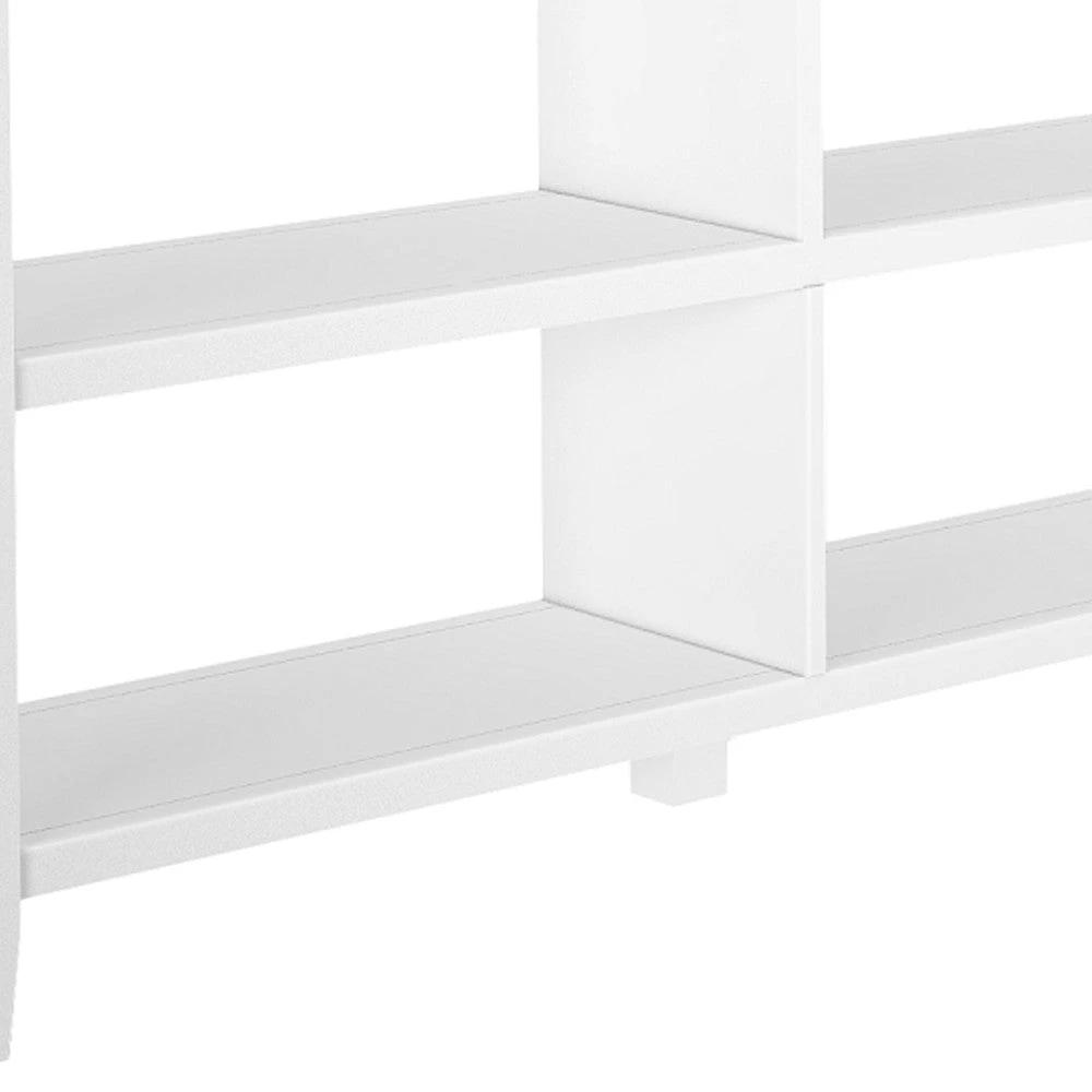 30" White Open Bookcase With Two Shelves - Homeroots - Flyclothing LLC
