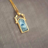 18K Gold-Plated Titanium Steel Pendant Necklace - Trendsi - Flyclothing LLC