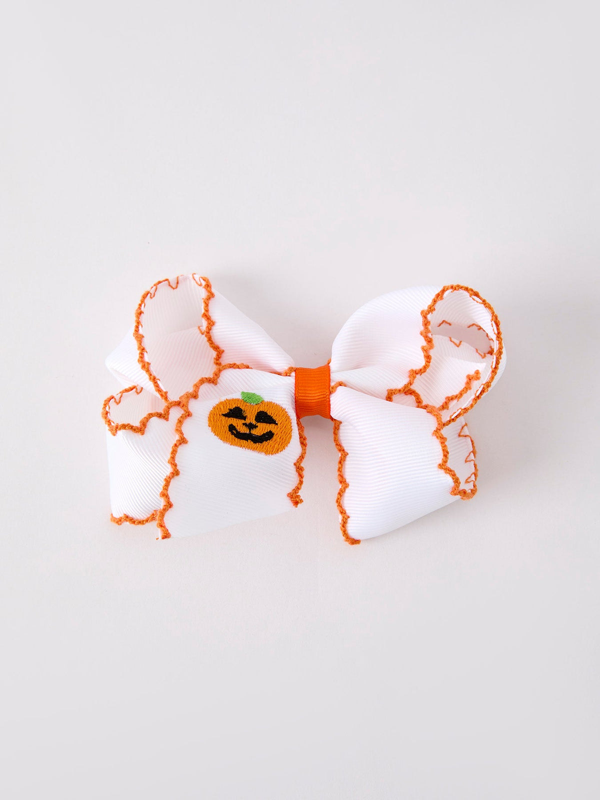 Halloween Pumpkin Bow Hairpin - Rylee Faith Designs - Flyclothing LLC