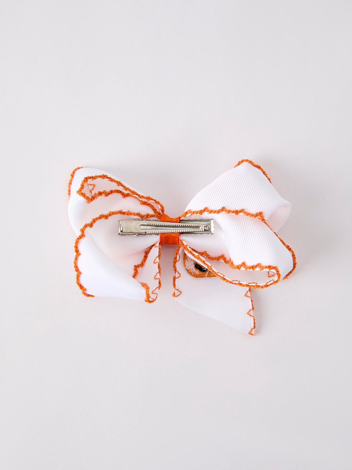 Halloween Pumpkin Bow Hairpin - Rylee Faith Designs - Flyclothing LLC