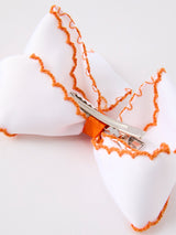 Halloween Pumpkin Bow Hairpin - Rylee Faith Designs - Flyclothing LLC
