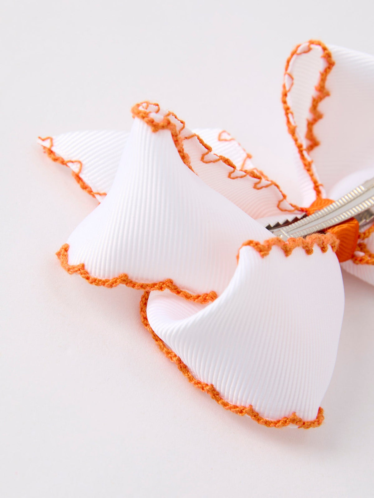 Halloween Pumpkin Bow Hairpin - Rylee Faith Designs - Flyclothing LLC