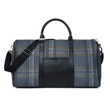 The Highlander Plaid Duffle Bag - Classy Leather Bags - Flyclothing LLC