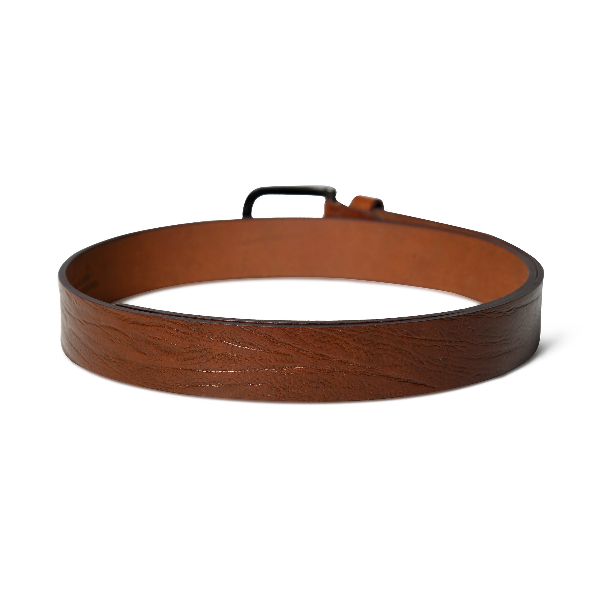 Vibrant Brown Pin Buckle Belt - Classy Leather Bags - Flyclothing LLC