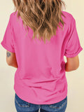Ghost Graphic Halloween Round Neck T Shirt - Trendsi - Flyclothing LLC
