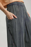 Umgee Elastic Waist Baggy Fit Pants with Pockets - Trendsi - Flyclothing LLC