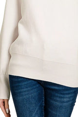 Zenana Viscose Mock Neck Exposed Seam Sweater - Trendsi - Flyclothing LLC