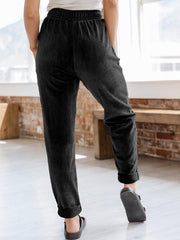 Drawstring Pants with Pockets - Trendsi