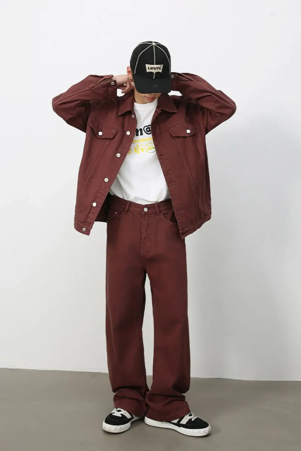 Men's Mid Rise Baggy Jeans - Trendsi - Flyclothing LLC