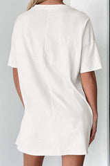 Cowboy Graphic Round Neck Half Sleeve T-Shirt - Trendsi - Flyclothing LLC