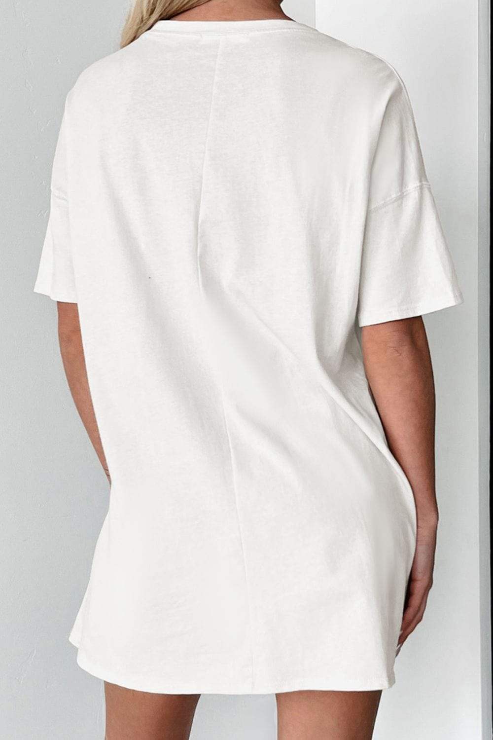 Cowboy Graphic Round Neck Half Sleeve T-Shirt - Trendsi - Flyclothing LLC