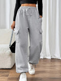 Perfee Drawstring Elastic Waist Joggers with Pockets - Trendsi