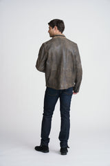 Cove UF Leather Jacket, Elephant