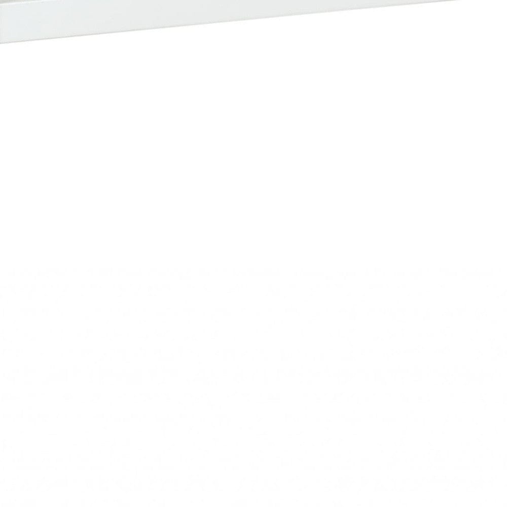 48" White Finish 2 Tier Solid Wood Over Toilet Organizer