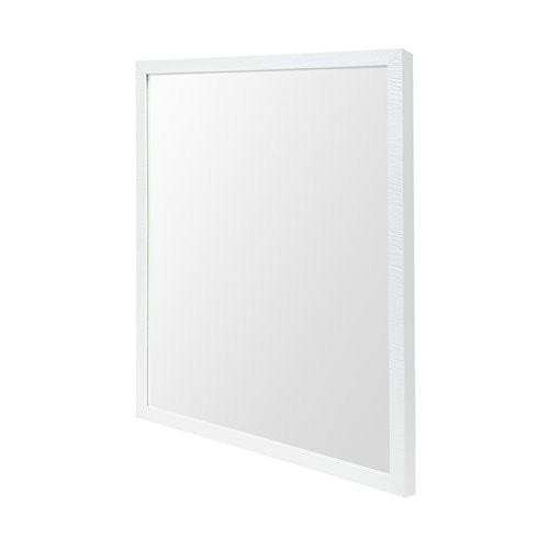 Rectangle White Accent Mirror With Crisp White Finish Frame - Homeroots - Flyclothing LLC
