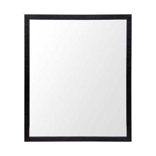 Rectangle Black Accent Mirror With Oxidized Finish Frame - Homeroots