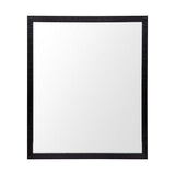 Rectangle Black Accent Mirror With Oxidized Finish Frame - Homeroots