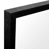 Rectangle Black Accent Mirror With Oxidized Finish Frame - Homeroots