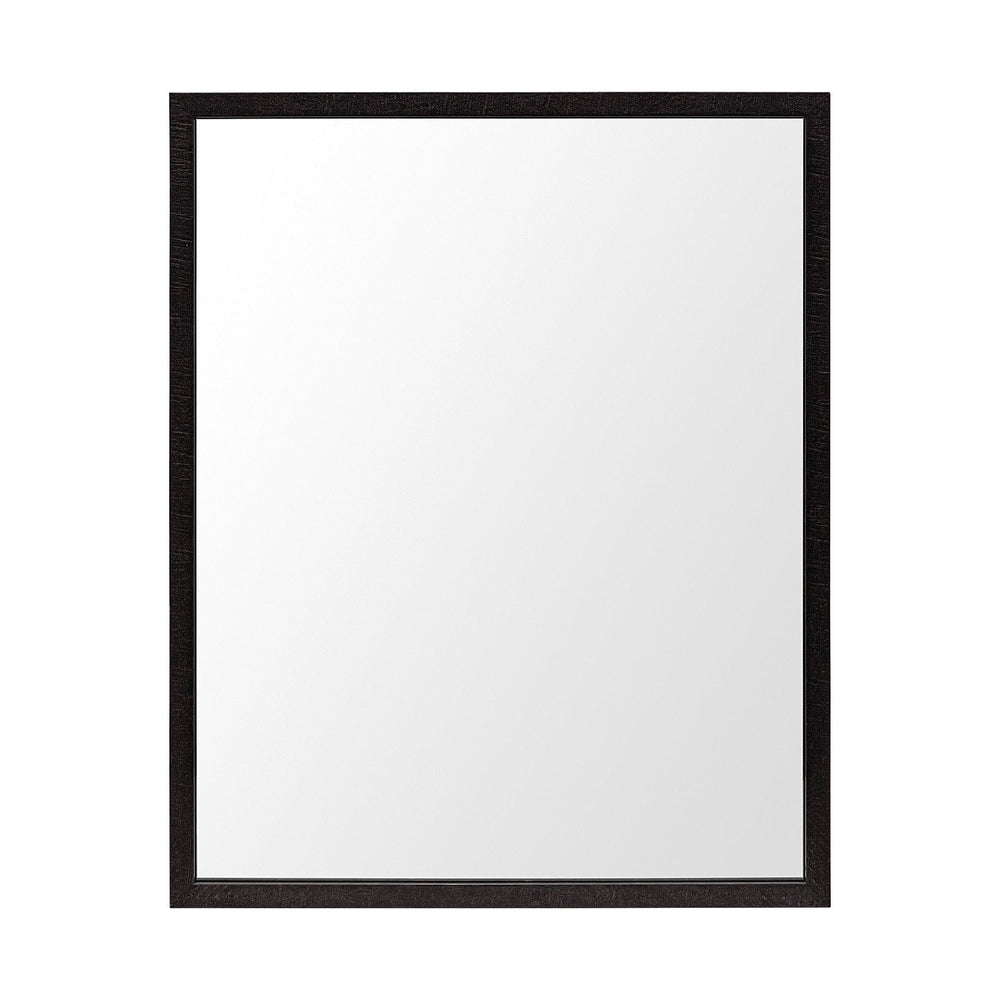 Rectangle Espresso Accent Mirror With Lakeside Design - Homeroots