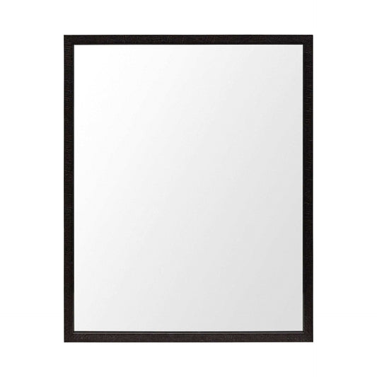 Rectangle Espresso Accent Mirror With Lakeside Design - Homeroots - Flyclothing LLC