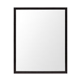 Rectangle Espresso Accent Mirror With Lakeside Design - Homeroots