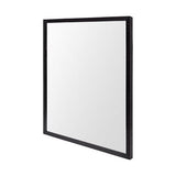 Rectangle Espresso Accent Mirror With Lakeside Design - Homeroots