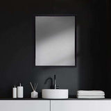 Rectangle Espresso Accent Mirror With Lakeside Design - Homeroots - Flyclothing LLC