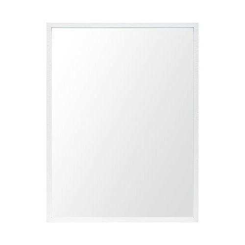 Rectangle White Accent Mirror With Crisp White Finish Frame - Homeroots - Flyclothing LLC