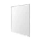Rectangle White Accent Mirror With Crisp White Finish Frame - Homeroots