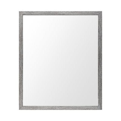 Rectangle Grey Accent Mirror With Driftwood Quality Frame - Homeroots