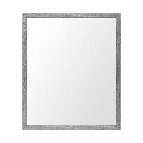 Rectangle Grey Accent Mirror With Driftwood Quality Frame - Homeroots - Flyclothing LLC
