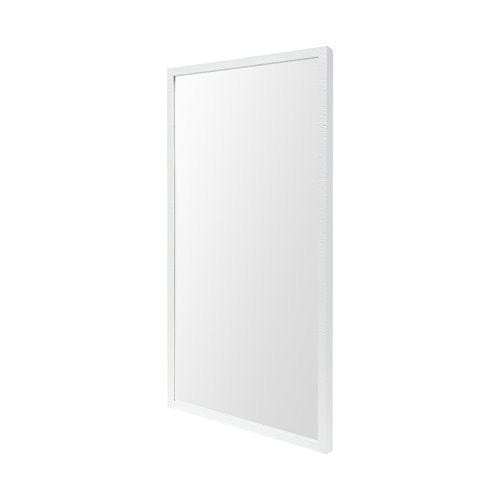 Rectangle White Accent Mirror With Crisp White Finish Frame - Homeroots - Flyclothing LLC