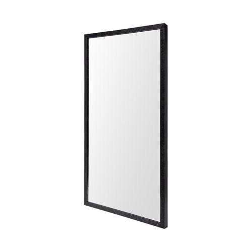 Rectangle Black Accent Mirror With Oxidized Finish Frame - Homeroots - Flyclothing LLC