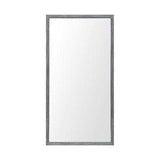 Rectangle Grey Accent Mirror With Driftwood Quality Frame - Homeroots - Flyclothing LLC