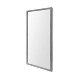 Rectangle Grey Accent Mirror With Driftwood Quality Frame - Homeroots - Flyclothing LLC