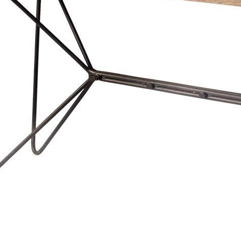 16" Brown Solid Wood Console Table - Homeroots - Flyclothing LLC