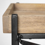 16" Brown Solid Wood Console Table - Homeroots - Flyclothing LLC