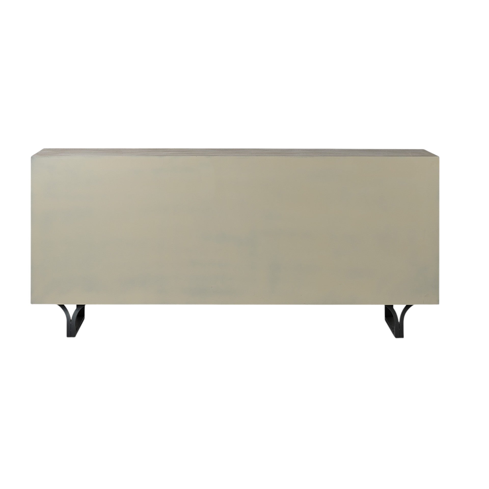 Light Brown And White Solid Mango Wood Finish Sideboard With 9 Drawers - Homeroots