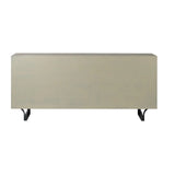 Light Brown And White Solid Mango Wood Finish Sideboard With 9 Drawers - Homeroots - Flyclothing LLC