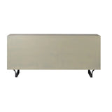 Light Brown And White Solid Mango Wood Finish Sideboard With 9 Drawers - Homeroots